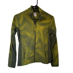 Kari Traa Thale Fleece Tweed Gorpcore Olive Green Jacket REI Size Small
